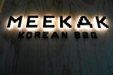 MEEKAK: Iinside the new Korean restaurant in Bourbong Street.